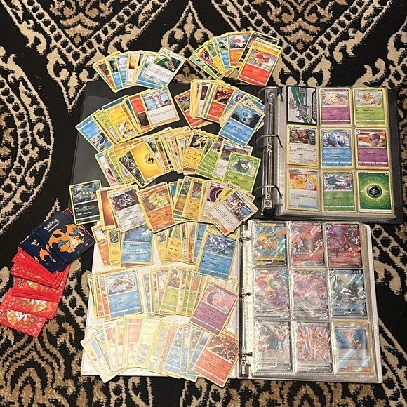 533 Pokémon cards, pets, trainers, energy cards. Everything included.  2 binders - Picture 2 of 6